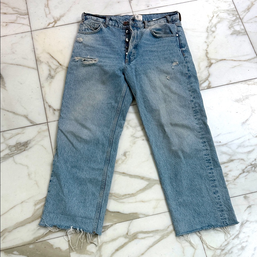 Anine Bing Classic Blue Denim Jeans